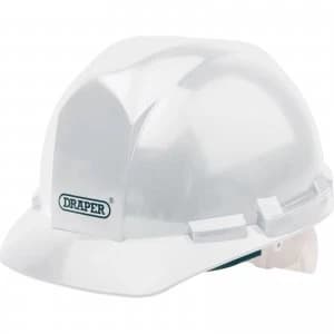 Draper Hard Hat Safety Helmet White