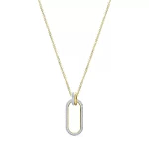 Swarovski Time White Crystal Oval Long Necklace 5560715