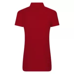 PRO RTX Womens/Ladies Pro Piqu Polo Shirt (2XL) (Red)