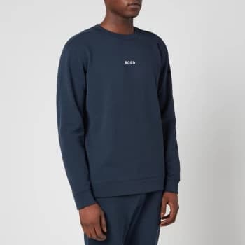 Hugo Boss Weevo 1 Crew Neck Sweatshirt Navy Size M Men
