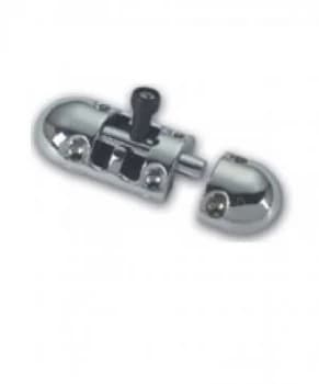 Silent Barrel Bolt in Brass or Chromium plated