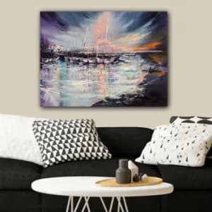 431251183_70100 Multicolor Decorative Canvas Painting