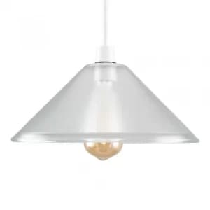 Tapered Dome Translucent Glass Pendant Shade