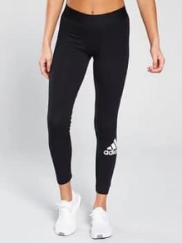 adidas Badge Of Sport Tight - Black, Size 2Xs, Women