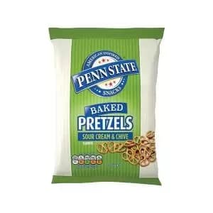 Penn State Sour Cream and Chive Baked Pretzels 175g Pack of 14 0401233