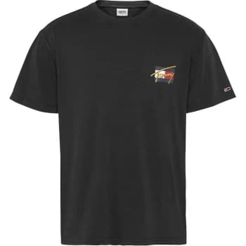 Tommy Jeans Vintage Short Sleeve T Shirt - Black BDS