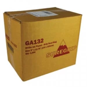 Ambassador Write-on Minigrip Bag 230x325mm Pack of 1000 GA-132