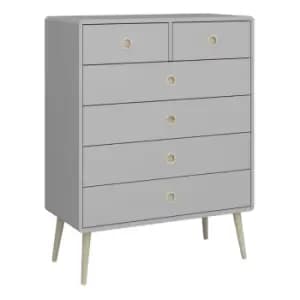 Softline Bedroom Softline 2 + 4 Chest Grey