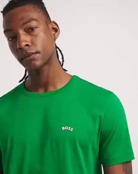 BOSS Green Curved Logo T-Shirt
