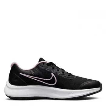 Nike Star Runner 3 Big Kids Running Shoe - Black/Grey/Pink