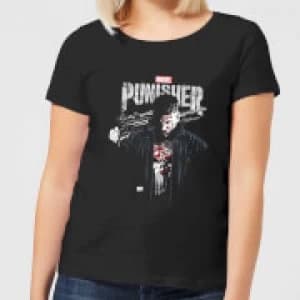 Marvel Frank Castle Womens T-Shirt - Black