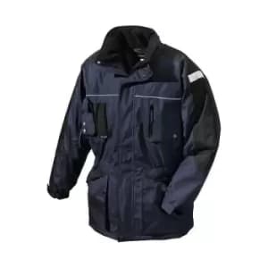 Blouson d'hiver AALBORG taille L marine/noir TEXXOR