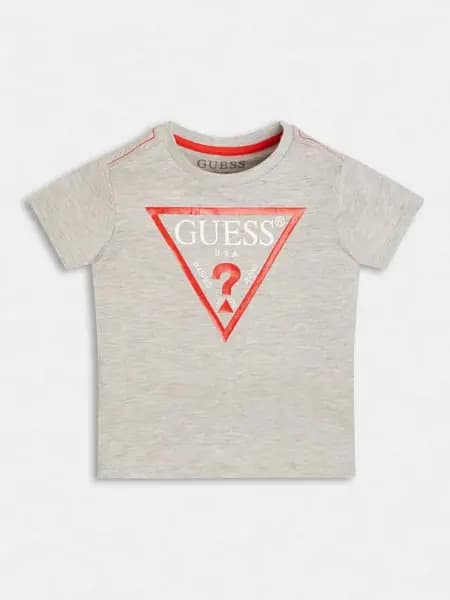 Guess Kids Triangle Logo T-Shirt 14391092 Grey