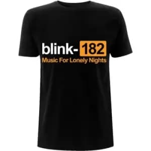 Blink-182 - Lonely Nights Unisex Large T-Shirt - Black