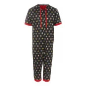 Nintendo Mario Icons Hooded Lounger - L-XL