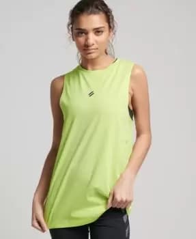 Superdry Sport Train longline Mock Neck Tank Top