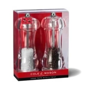 Cole & Mason Capstan Salt & Pepper Set 175mm