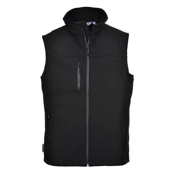 Portwest Mens Softshell Bodywarmer TK51BKRM Colour: Black