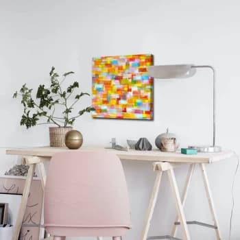 4545ABSC - 039 Multicolor Decorative Canvas Painting