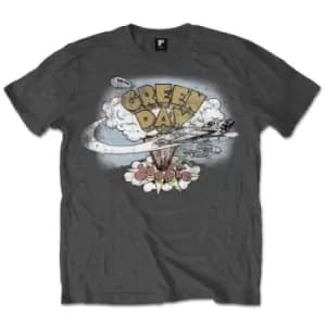 Green Day - Dookie Vintage Unisex Small T-Shirt - Grey
