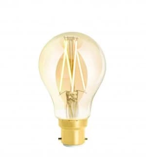 4Lite WiZ Connected SMART LED WiFi Filament Bulb GLS Clear Amber - 4L1-8012