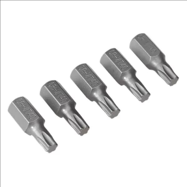 Genuine SEALEY TX40S5 TRX-Star T40 Bit Short Pack of 5