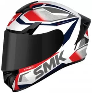 SMK Typhoon Thorn Helmet, white-red, Size L, white-red, Size L