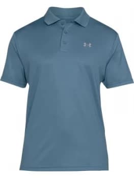 Urban Armor Gear Mens Performance Polo Cobalt