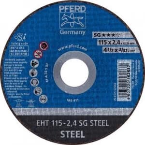 PFERD Sg Steel 61340222 Cutting disc (straight) 115mm 22.23mm 25 pc(s)