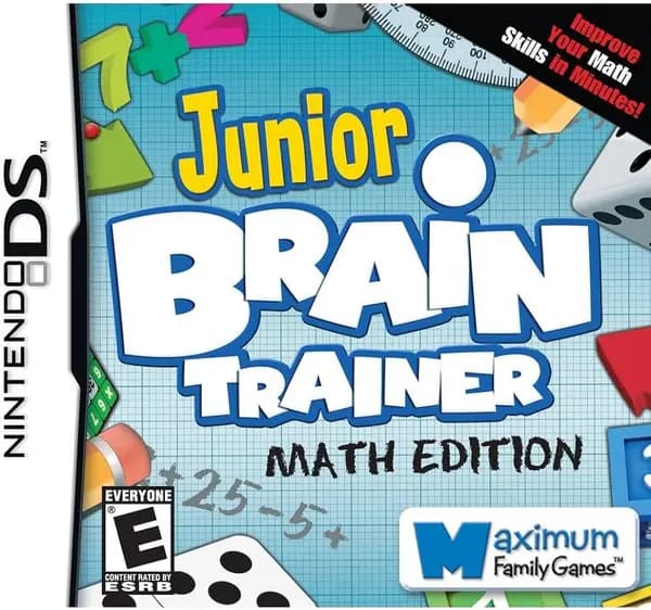 Junior Brain Trainer Maths Edition Nintendo DS Game