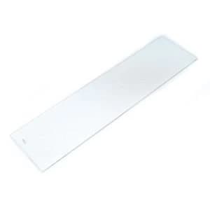 Clear Glass cupboard shelf L967mm D247mm Pack of 2