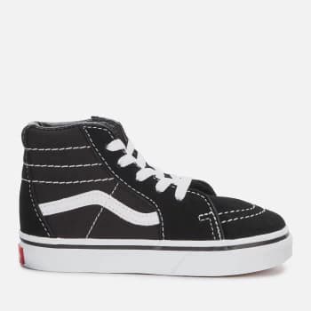 Vans Toddlers Sk8-Hi Trainers - Black/True White - UK 5 Toddler