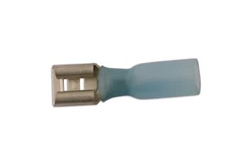 Blue Heatshrink Push-on Female 6.3mm Pk 25 Connect 30206