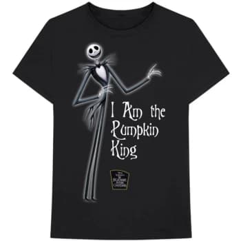 Disney - The Nightmare Before Christmas Pumpkin King Unisex Small T-Shirt - Black