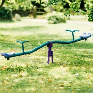 Plum Rotating See Saw - Purple/Teal