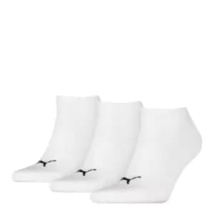 Puma Cushioned Sneaker Sock White/Black 6-8