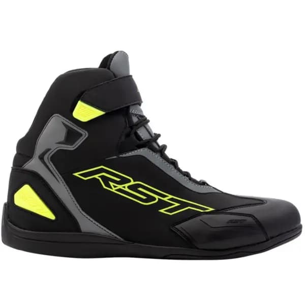 RST Sabre Moto Shoe Mens Ce Boot Black Grey Yellow 40