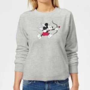 Disney Mickey Cupid Womens Sweatshirt - Grey - L