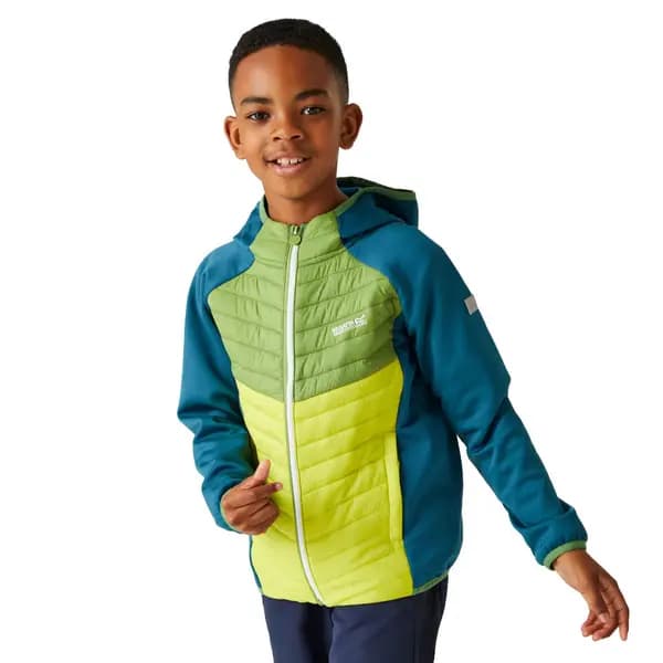 Regatta Boys Kielder VIII Hybrid Full Zip Padded Jacket 14-15 Years - Chest 86-89cm (Height 164-170cm)