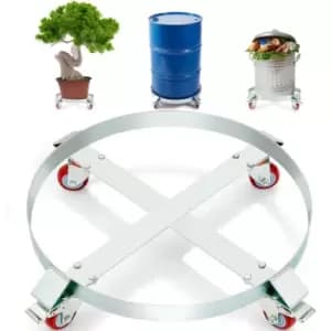 2PCS 55 Gallon Heavy Duty Drum Dolly, 1000 lbs Load Capacity, Barrel Dolly Cart Drum Caddy, Non Tipping Hand Truck Capacity Dollies with Steel Frame