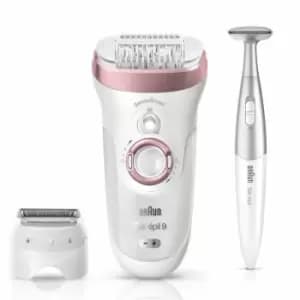 Braun Silk Epil 9 9890 Epilator + Bikini Styler For Her 1 pc