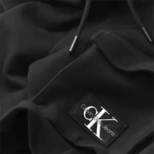 Calvin Klein Jeans Badge Jogger Cargo Shorts - Black