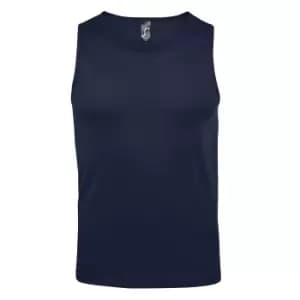 SOLS Mens Justin Sleeveless Tank / Vest Top (3XL) (French Navy)