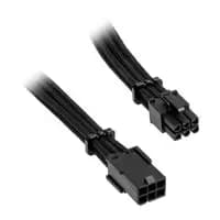 BitFenix Alchemy 6-pin PCIe extension cable, 45cm, sleeved - black