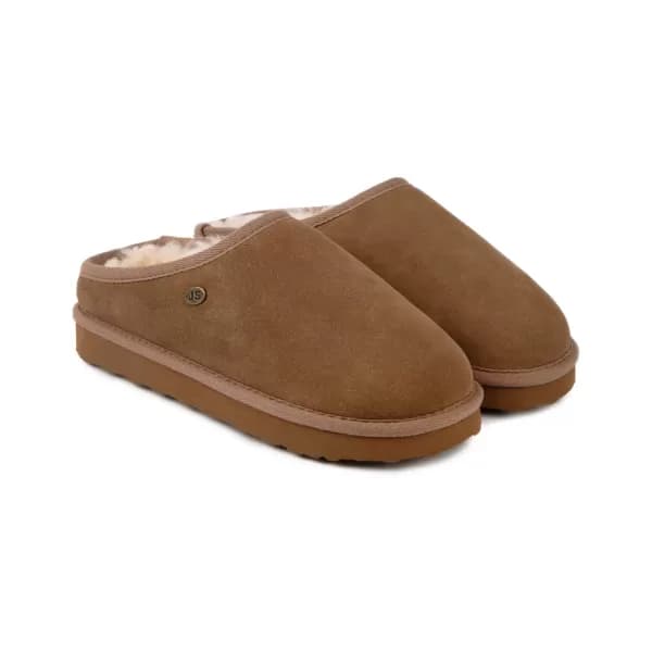 Just Sheepskin Kara Sheepskin Slippers Chestnut