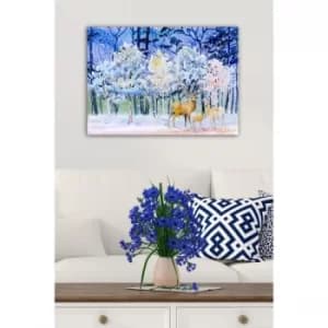 1525472354-5070 Multicolor Decorative Canvas Painting