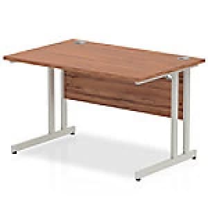 Impulse Cantilever 1200 Rectangle Desk Walnut