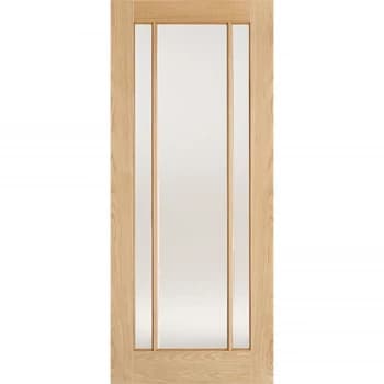 Lincoln Internal Glazed Prefinished Oak 3 Lite Door - 762 x 1981mm