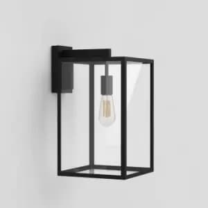 Box Outdoor Wall Light Textured Black IP23, E27