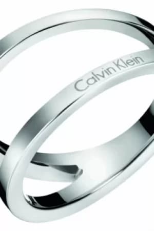 Ladies Calvin Klein Stainless Steel Size N Outline Ring KJ6VMR000107